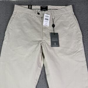 Todd Snyder Pants Mens 28x32 Bone Khaki Tab Front Chino Straight Fit Stretch NEW